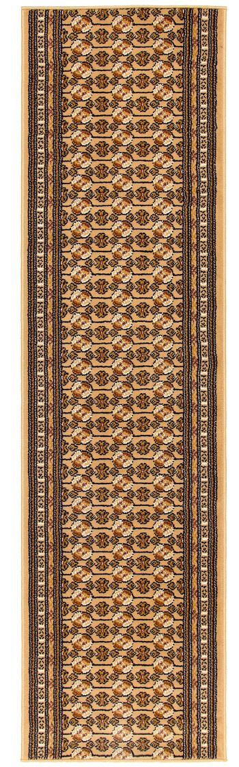 Tapis d'escalier / tapis de cuisine beige Bokhara - Texas (tailles personnalisées disponibles) - 60x360CM (2'X12') 2