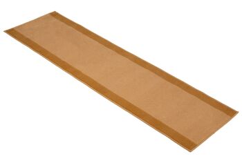 Tapis d'escalier / tapis de cuisine à bordure beige - Texas (tailles personnalisées disponibles) - 60x540CM (2'X18') 2