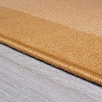 Tapis d'escalier / tapis de cuisine à bordure beige - Texas (tailles personnalisées disponibles) - 60x540CM (2'X18') 3