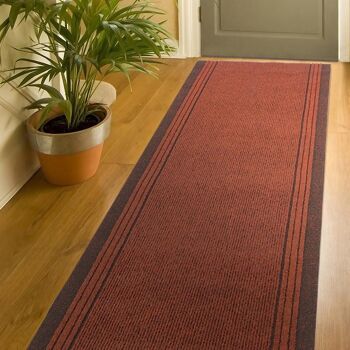 Tapis d'escalier rouge / tapis de cuisine - Sydney (tailles personnalisées disponibles) - 2'2"x25'FT (66x762cm) 3