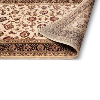 Tapis Floral Traditionnel Ivoire - Virginia - 120x170cm (4'x5;8") 7