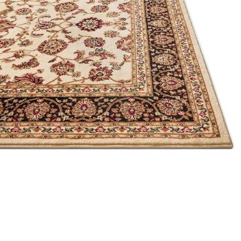 Tapis Floral Traditionnel Ivoire - Virginia - 120x170cm (4'x5;8") 8