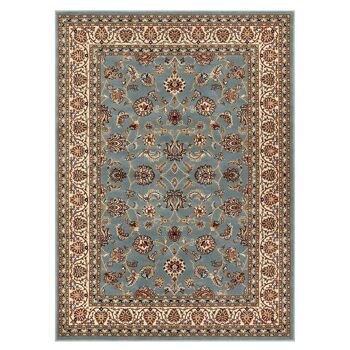 Tapis Floral Traditionnel Bleu - Virginia - 160x230cm (5'4"x7'8") 2