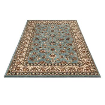 Tapis Floral Traditionnel Bleu - Virginia - 200x290cm (6'8"x9'7") 3