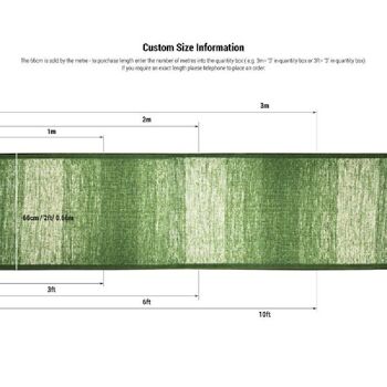 Tapis d'escalier vert / tapis de cuisine - mélange (tailles personnalisées disponibles) - 2'2"x8'FT (66x244cm) 6
