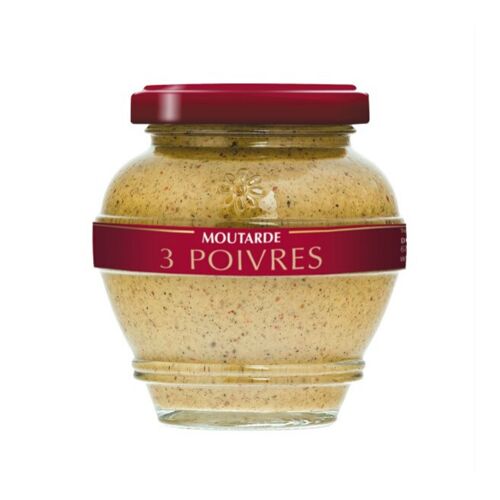 Moutarde aux Trois Poivres 200g