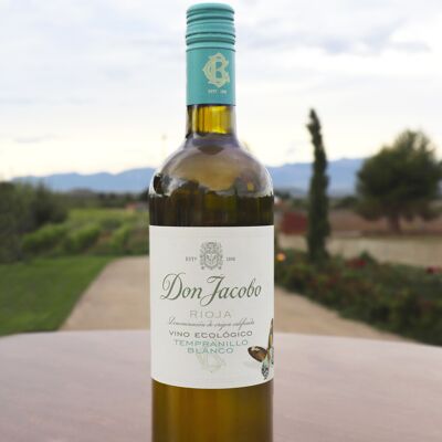 Vino Ecológico Don Jacobo Blanco Tempranillo 2019 6x750 ml.