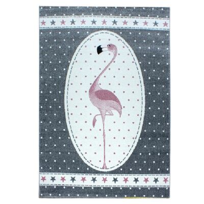 Pink Flamingo Rug - Kids