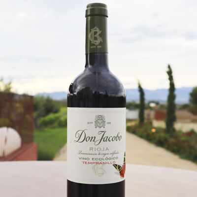 Vino Ecológico Don Jacobo Tinto Tempranillo 2019 6x750 ml.