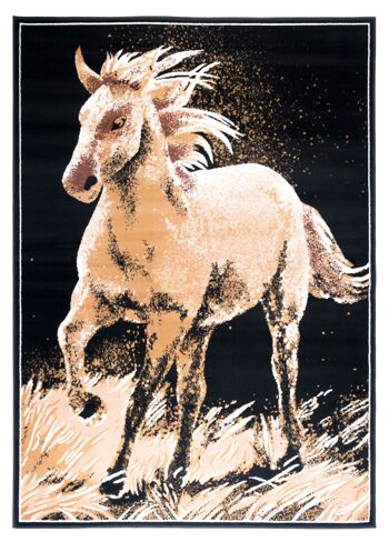 Tapis Cheval Beige - Texas Animal Kingdom - 160 x 230cm 2