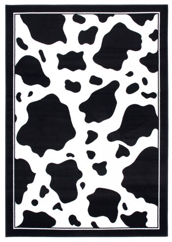 Tapis Imprimé Vache Noir et Blanc - Texas Animal Kingdom - 280 x 365cm 2