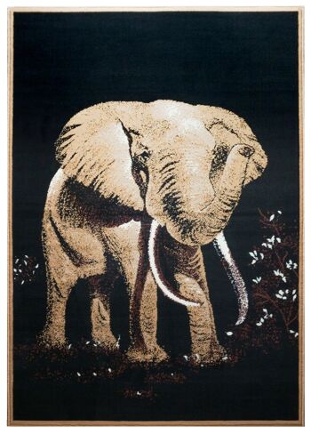 Tapis Éléphant Gris - Texas Animal Kingdom - 80 x 150cm 2