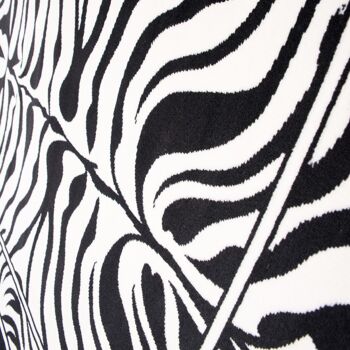 Tapis Imprimé Zèbre Noir et Blanc - Texas Animal Kingdom - 60 x 110cm 3