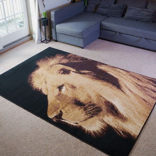 Brown Lion Rug - Texas Animal Kingdom - 80 x 150cm
