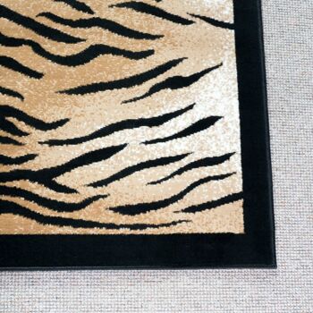 Tapis Orange Imprimé Tigre - Texas Animal Kingdom - 80 x 150cm 4