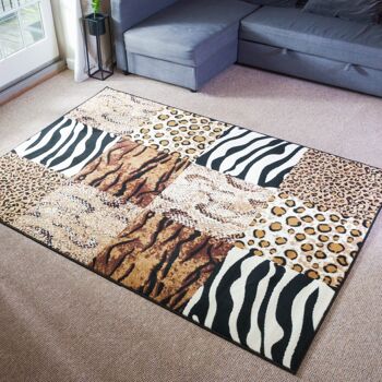 Tapis Imprimé Safari - Texas Animal Kingdom - 80 x 150cm 1