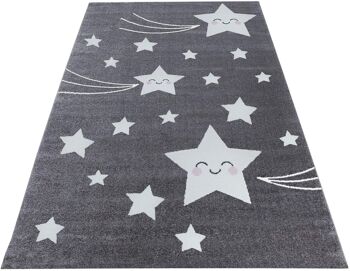 Tapis Étoiles Gris - Enfant - 120 CIRCLE 2