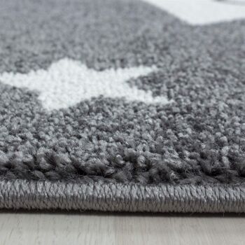 Tapis Étoiles Gris - Enfant - 120 CIRCLE 4