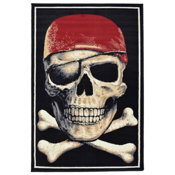 Tapis Skull Design - Texas - 120x170cm (4'x5'8") 2