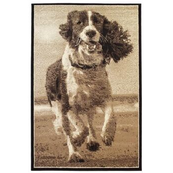 Tapis marron pour chiens de course - Texas Animal Kingdom - 60x110cm (2'x3'7") 2