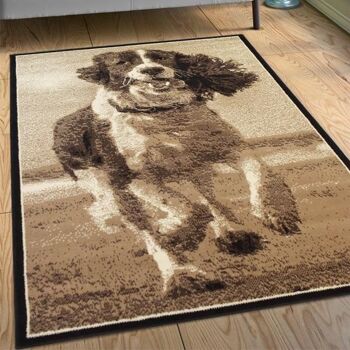 Tapis pour chien de course marron - Texas Animal Kingdom - 80x150cm (2'8"x5') 1