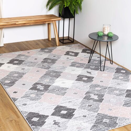 Silver Vintage Rug - Fika - 120 x 170cm (4’ x 5’6”)