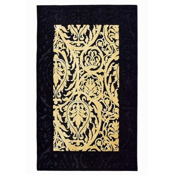 Tapis Traditionnel Black Border Melody - Farrah - 160x230cm (5'4"x7'8") 2