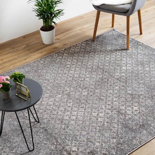 Grey Boxed Rug - Cosi - 120 x 170cm (4’ x 5’6”)