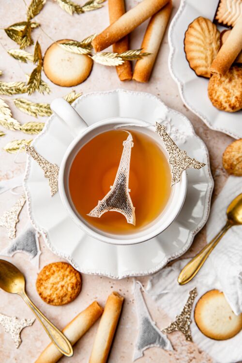 Sachet de thé bio Tour Eiffel - earl grey