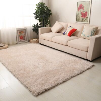 Natural Shimmer Shaggy Rug - Soft - 160x230cm (5'4"x7'8")