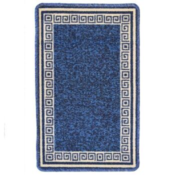 Tapis d'escalier bleu / tapis de cuisine - Luna (tailles personnalisées disponibles) - 40x60cm (1'4"x2') 2