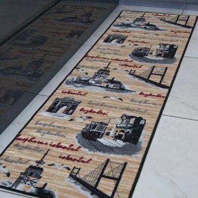 Istanbul Kitchen Mat - Surpriz - 40x67cm (1'4"x2'1")