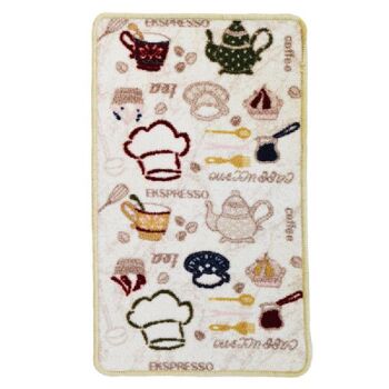 Tapis de Cuisine Toque Crème - Surpiz - 40x67cm (1'4"x2'1") 2