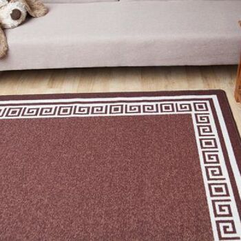 Tapis d'escalier / Tapis de cuisine marron - Luna - 50x80cm (1'8"x2'4") 1