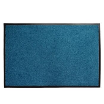 Paillasson Twister bleu sarcelle - 80x120cm (2'6x4')