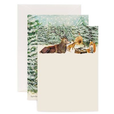 Writing Set - Christmas Woodland