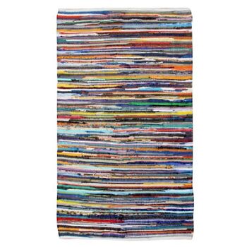 Tapis Chiffon Multicolore - Chindi - 60x90cm (2'x3') 2