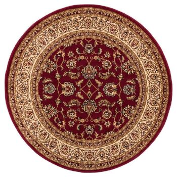 Tapis Floral Traditionnel Rouge - Virginia - 80x150cm (2'8"x5") 6