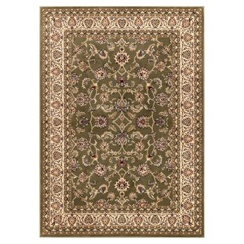 Tapis Floral Traditionnel Vert - Virginia - 120cm Circulaire 2