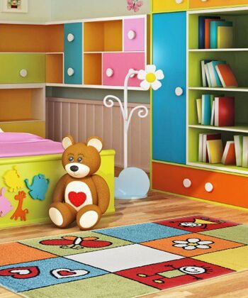 Tapis Enfant Sourire Multicolore - Floride - 60x110cm (2'x3'7") 1