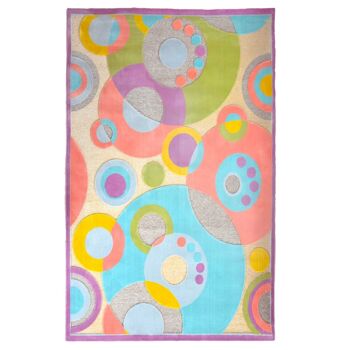 Tapis Motif Moderne Violet - Farrah - 120x170cm (4'x5;8") 2