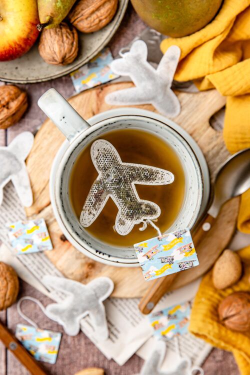 Sachet de thé bio avion - Earl Grey