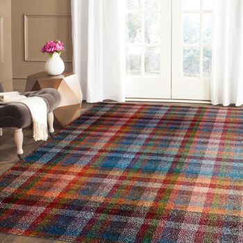 Tapis à carreaux tartan - Arc-en-ciel - 60x110cm (2'x3'7") 1