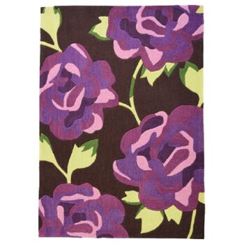 Tapis Fleur Violet - Nevada - 120x160cm (4'x5'2") 2