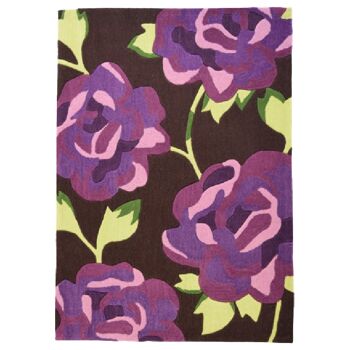 Tapis Fleur Violet - Nevada - 150x230cm (5'x7'8") 2