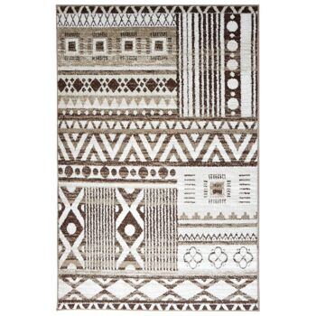 Tapis Motif Navajo Marron - Chicago - 200x290cm (6'8"x9'7") 2