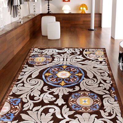 Choco Chenille Traditional Rug - Farrah - 120x170cm (4'x5;8")