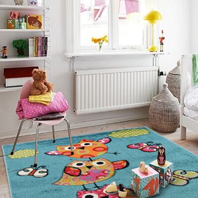 Blue Owl Children's Rug - Alaska - 120x170cm (4'x5;8")