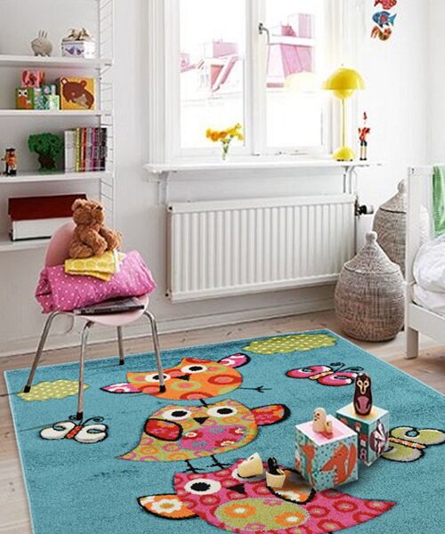 Blue Owl Children's Rug - Alaska - 160x230cm (5'4"x7'8")