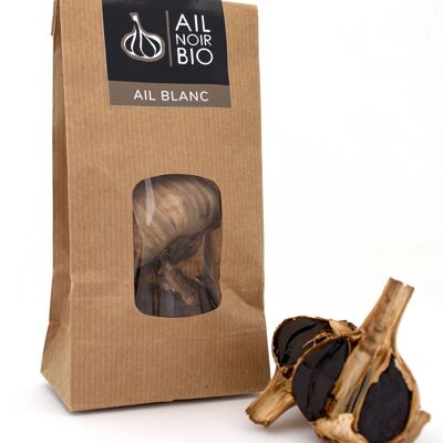 Bag of two French organic black garlic heads